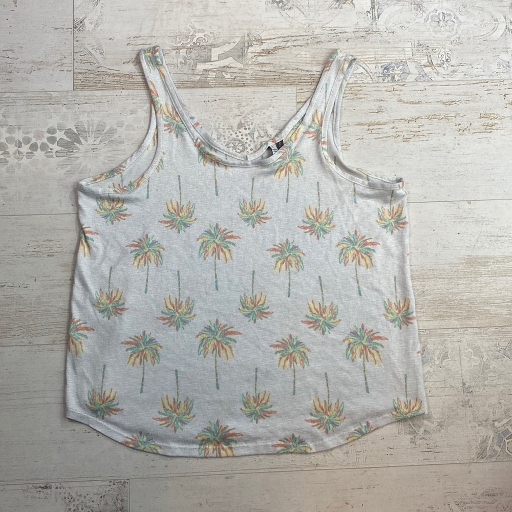 Jaclyn Intimates Palm Tree Sleepwear Tank Top
